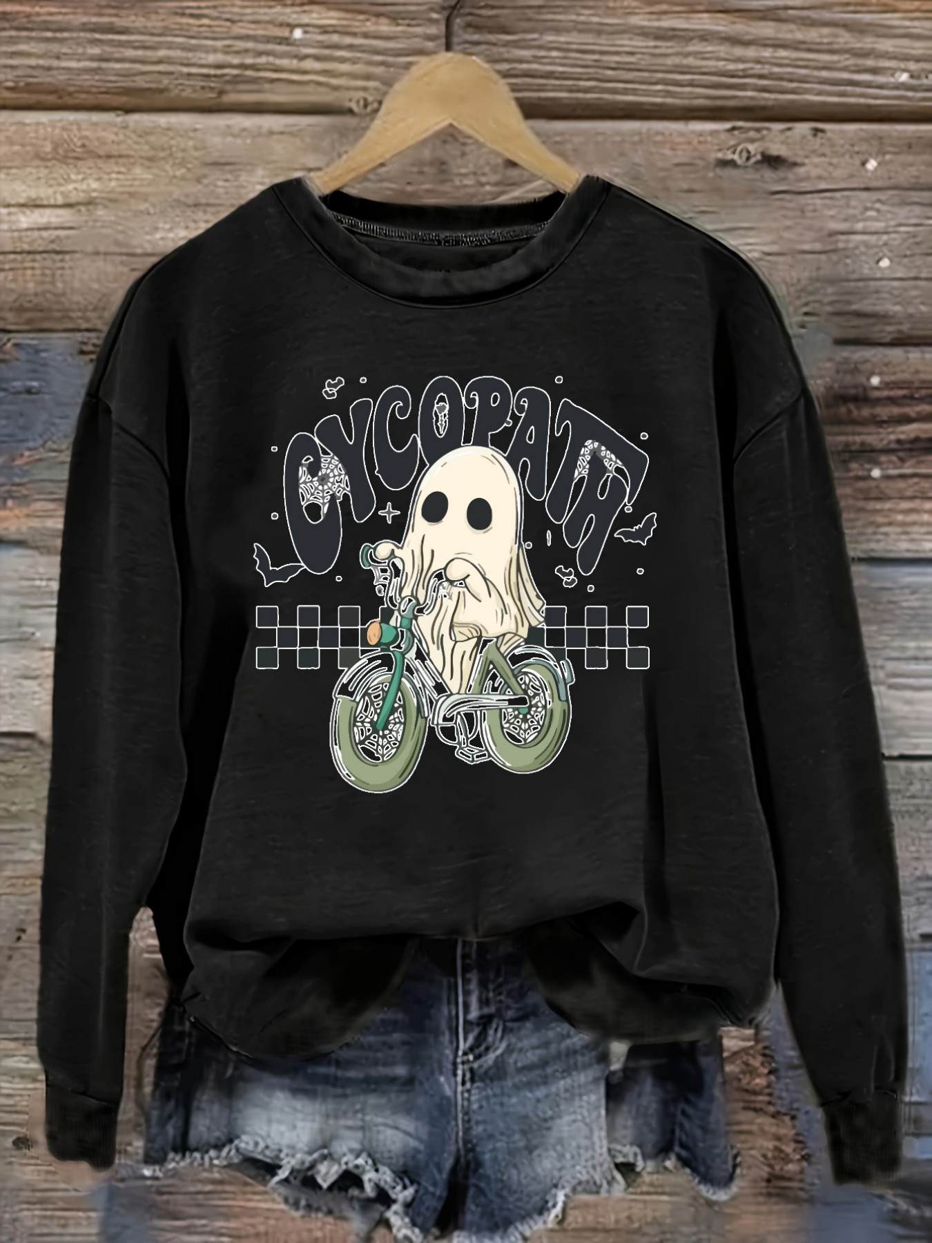 Halloween Costume Adult - Camiseta Casual de Manga Larga con