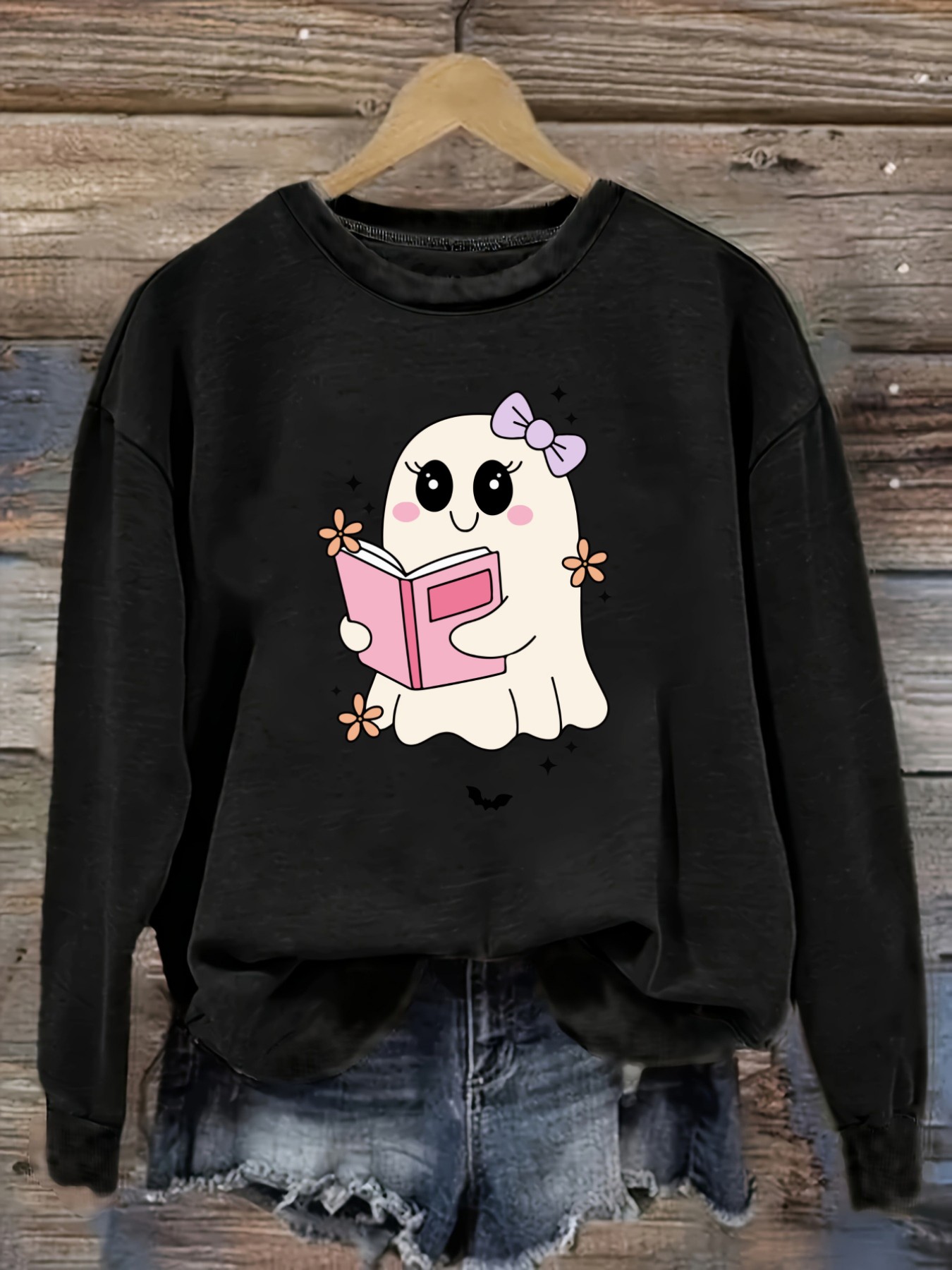 Halloween Costume Adult - Camiseta Casual de Manga Larga con