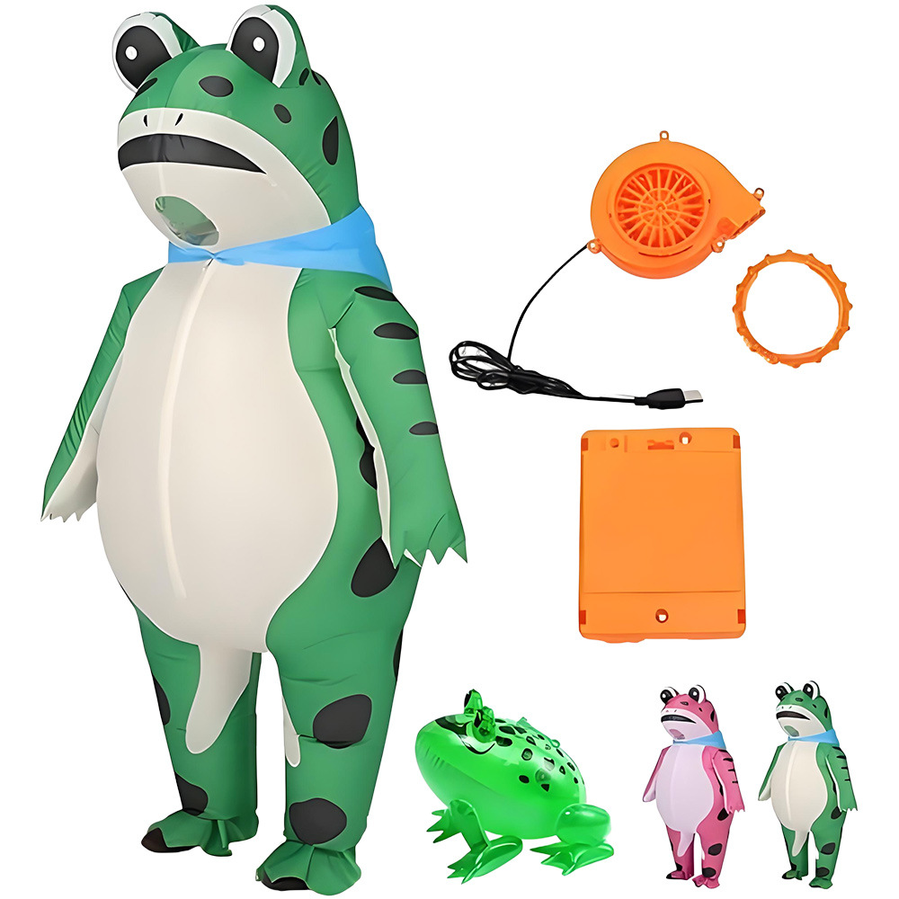 Halloween Costume Adult - ZOETOPKID Disfraz de Rana Inflable para