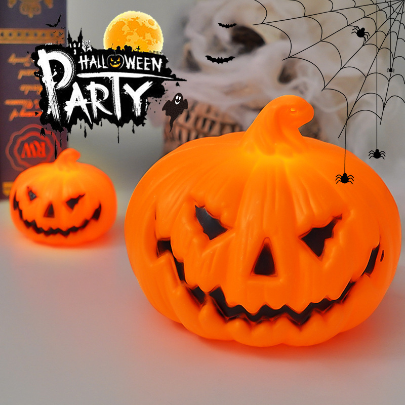 Halloween Pumpkin Decor Led - Lámpara LED de Calabaza para Halloween,