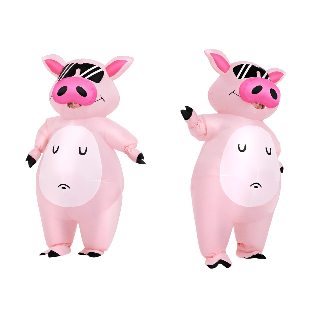 Disfraz Inflable de Cerdito de - Halloween Costume Adult reseña y precio