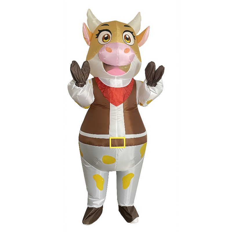 Disfraz inflable de vaca para  - Halloween Costume Adult reseña y precio