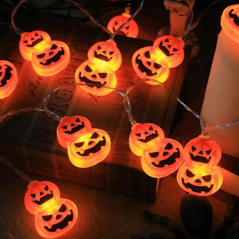 Luces de Cadena LED de Hallowe - Halloween Led String Lights Orange reseña y precio