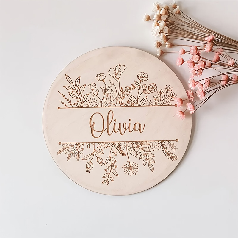 Placa con Nombre Grabado Flora - Halloween Party Supplies reseña y precio