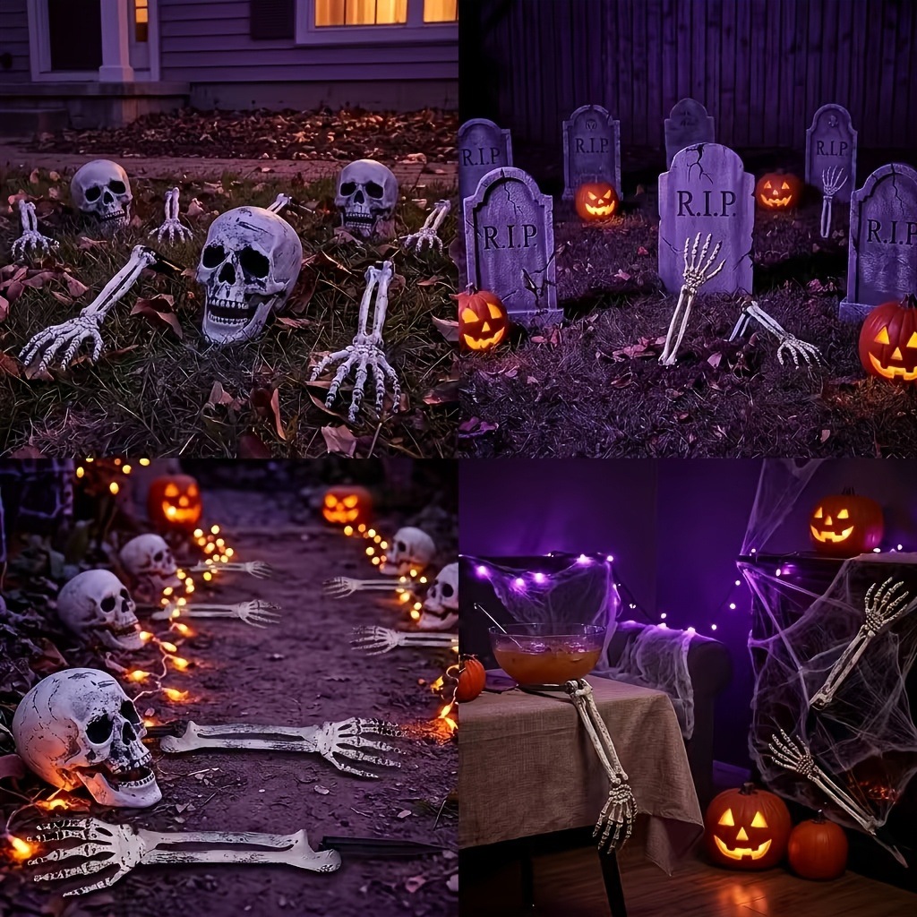 Juego de 3 piezas para decorar - Halloween Skeleton Decoration reseña y precio