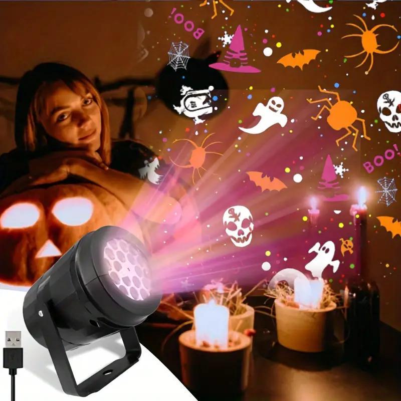 Proyector LED de Halloween par - Halloween Pumpkin Decor Led reseña y precio