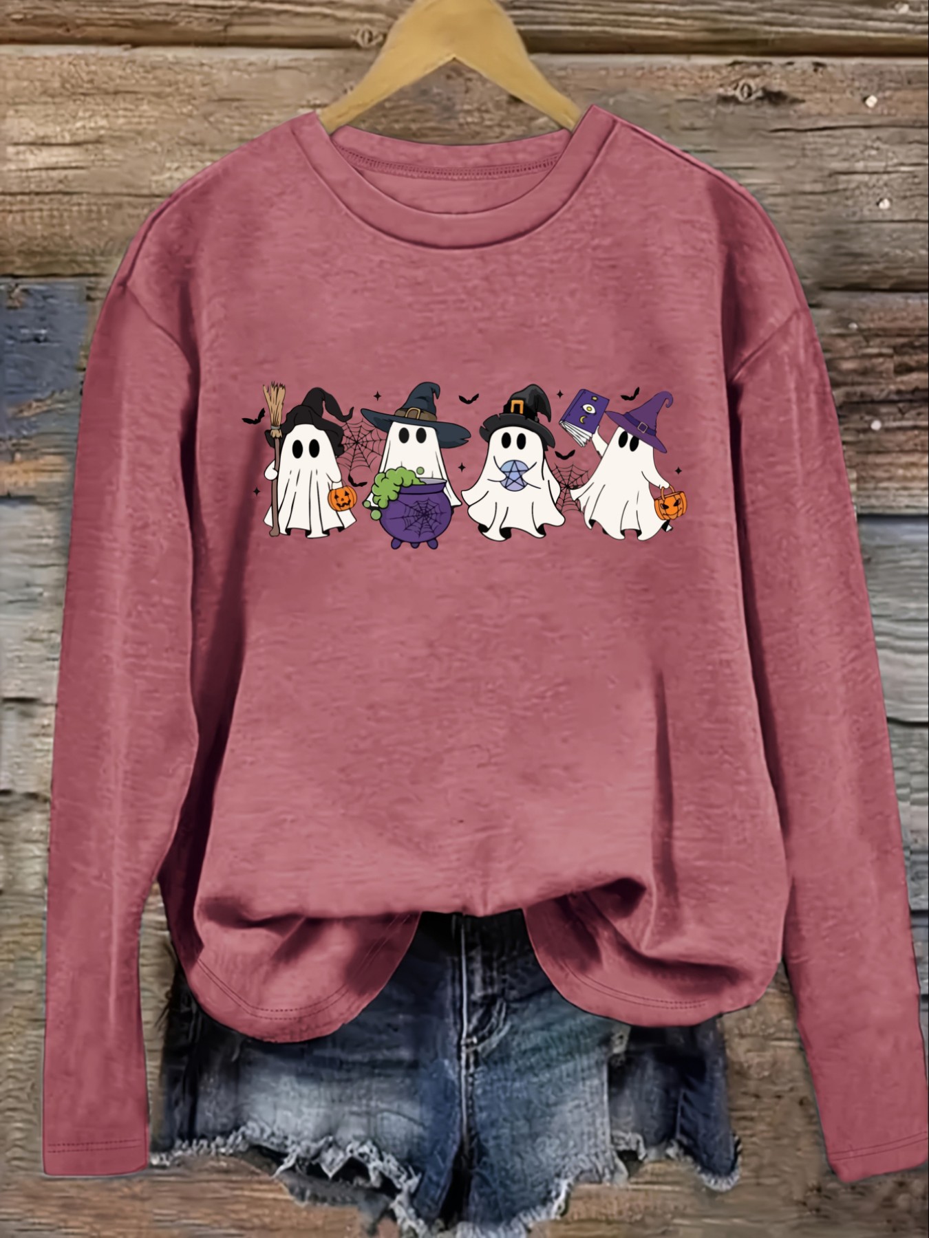 Camiseta Casual de Manga Larga - Halloween Costume Adult reseña y precio