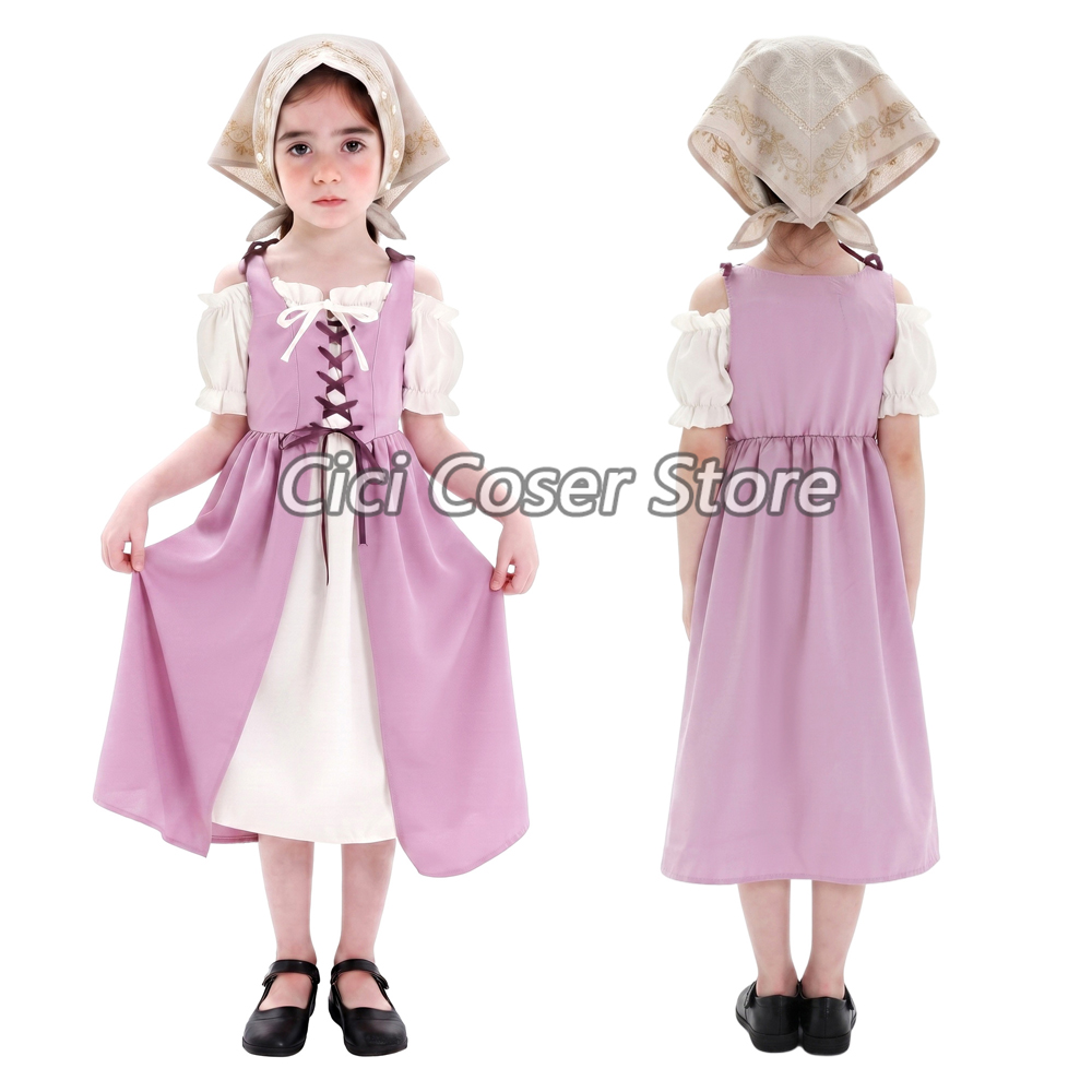 Disfraz Medieval para Niñas, V - Halloween Costume Kids reseña y precio