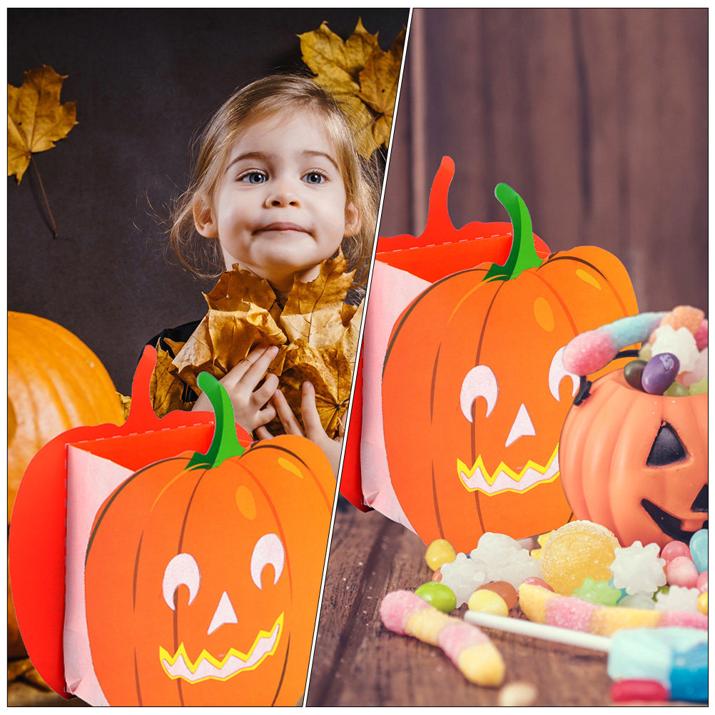 12 unidades de bolsas decorati - Pumpkin Lantern Halloween reseña y precio