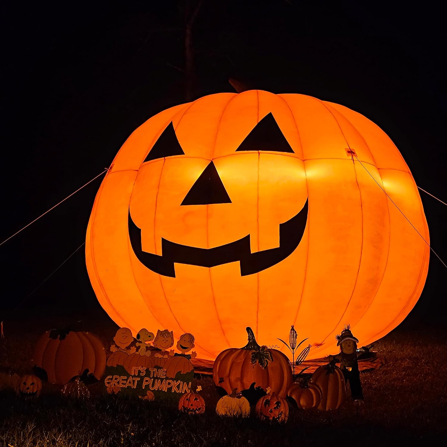 Decoraciones Inflables Gigante - Halloween Pumpkin Decor Led reseña y precio