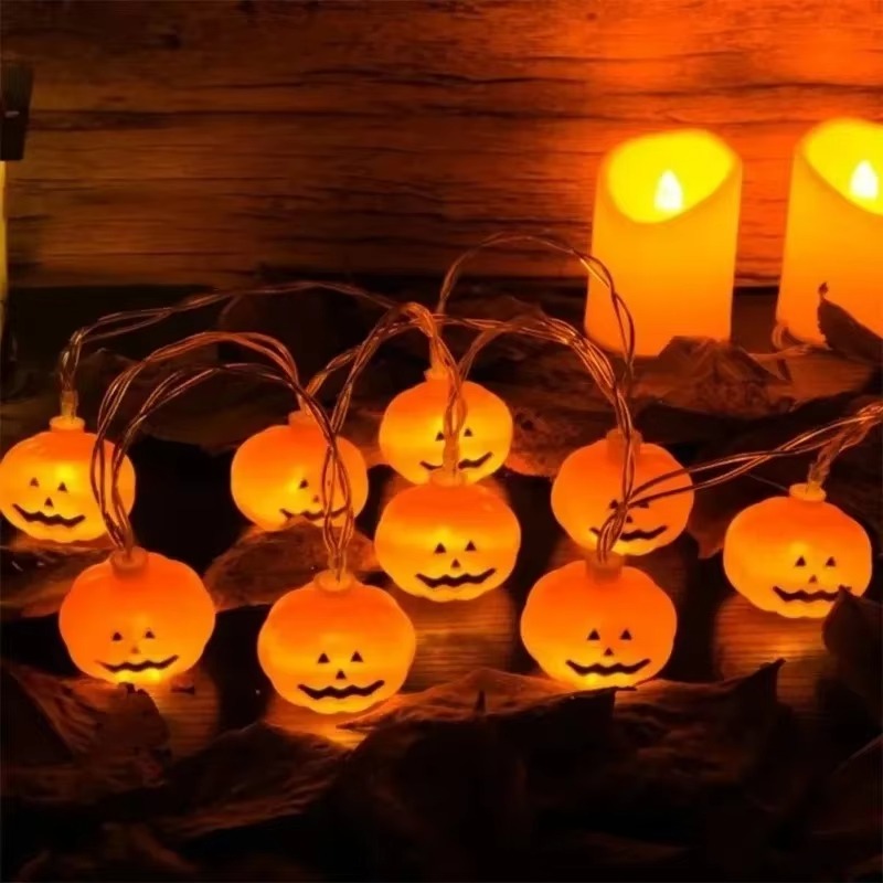 Guirnalda de luces LED con for - Halloween Pumpkin Decor Led reseña y precio