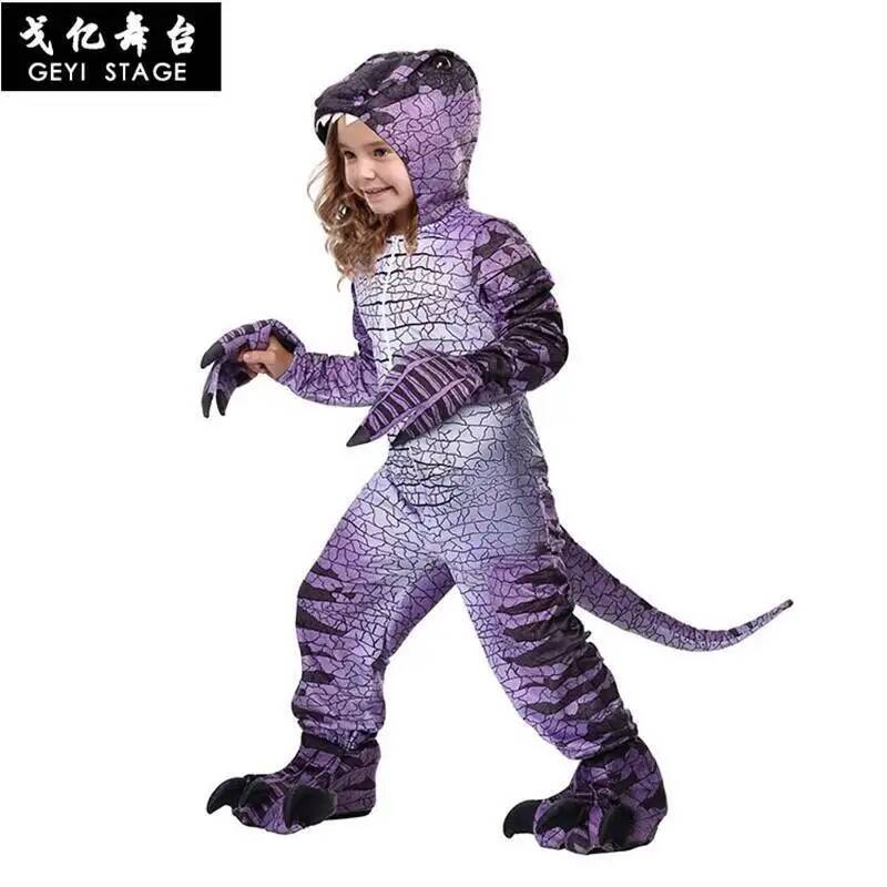 Nuevo disfraz de Raptor morado - Halloween Costume Kids reseña y precio
