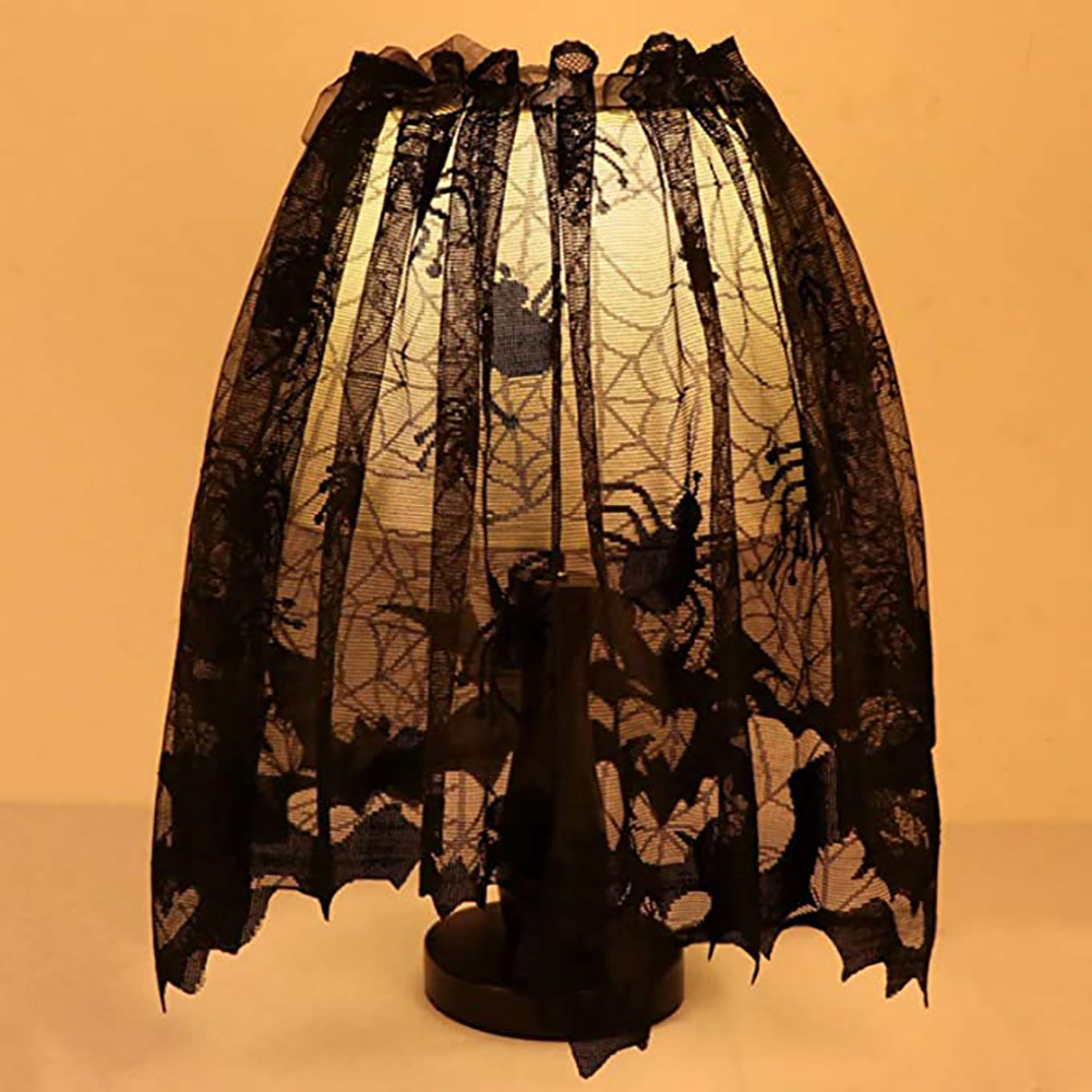 Decoración de Halloween con en - Spider Web Halloween Decoration reseña y precio