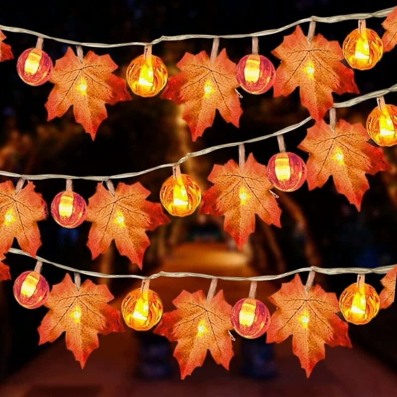 Guirnalda de Luces LED con Hoj - Halloween Led String Lights Orange reseña y precio