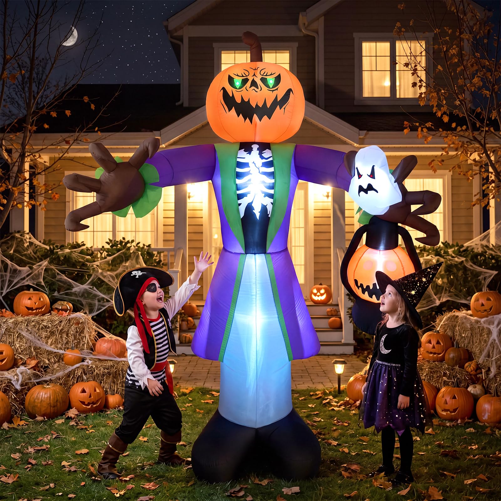Calabaza inflable de Halloween - Pumpkin Lantern Halloween reseña y precio