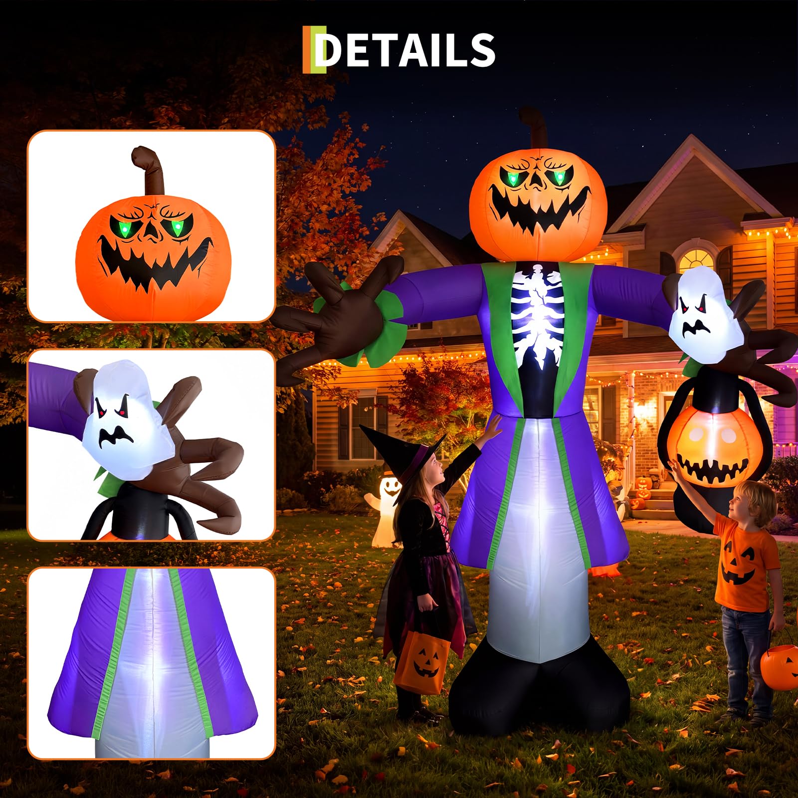 Calabaza inflable de Halloween - Pumpkin Lantern Halloween reseña y precio